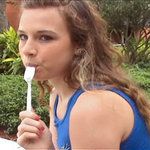 streetblowjobs presents crystal in episode: Panty Dropper